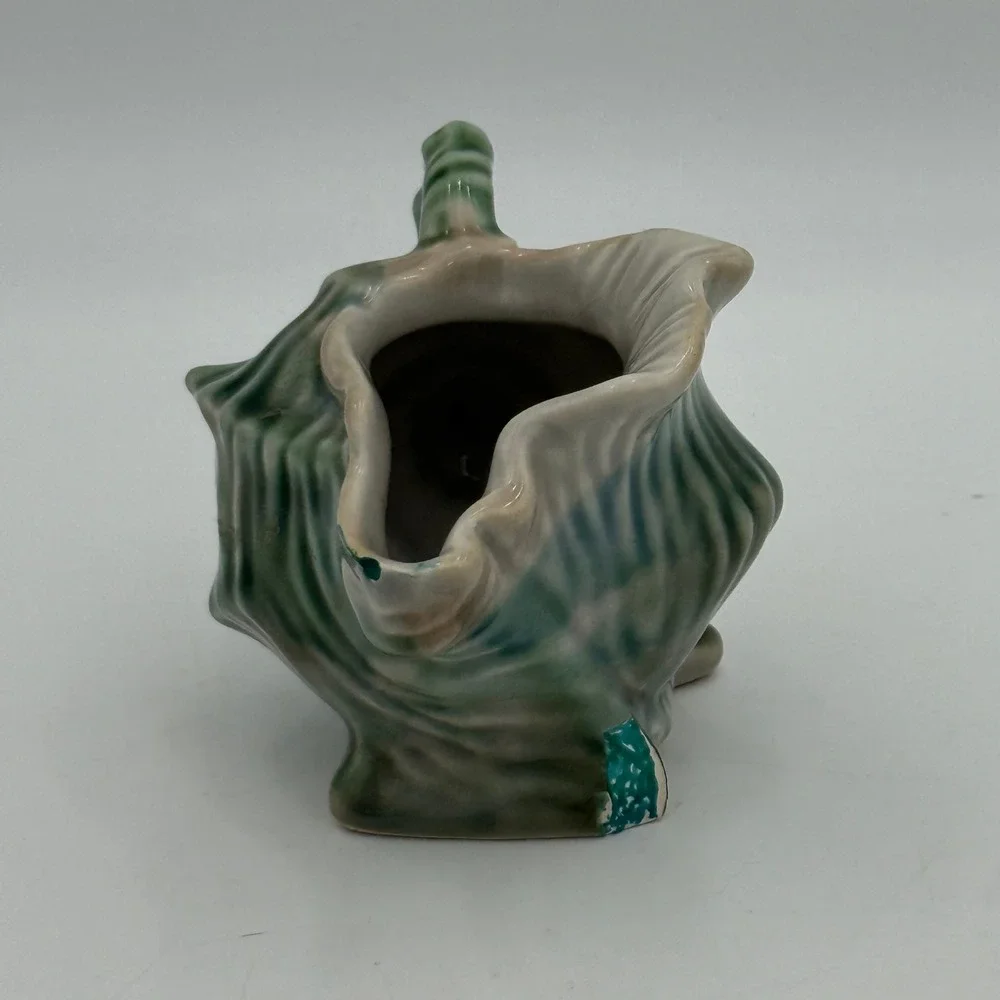 Sur La Table Seashell Creamer Pitcher Ceramic Portugal Coastal Cottage